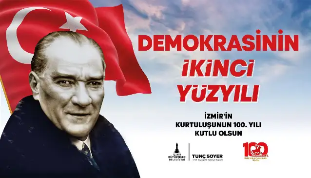 Soyer'den afiş eleştirilerine imalı gönderme: "9 Eylül, sadece İzmir’in değil Türkiye’nin kurtuluşudur"