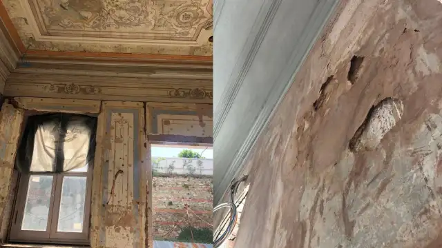 İBB yöneticilerinin içeri alınmadığı Fehime ve Hatice Sultan yalılarında tarihi eserler poşetlerin altında çürütülmüş