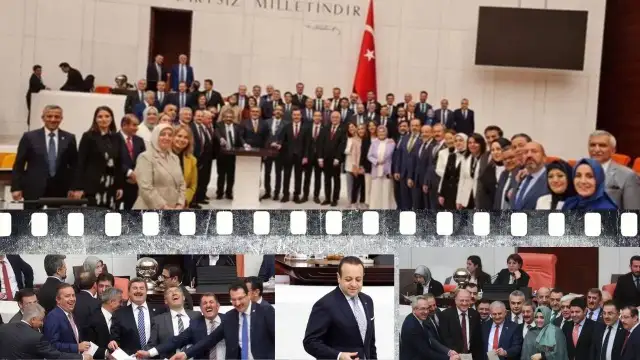 AKP'nin 'gurur' pozları: Başkanlığa geçerken de, yolsuzlukla suçlanan bakanları kurtarırken aynı pozları verdiler