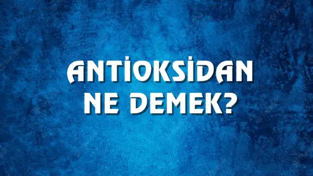 Antioksidan Ne Demek, Ne Anlama Gelir? Antioksidan Kelimesi TDK Sözlük Anlamı Nedir?
