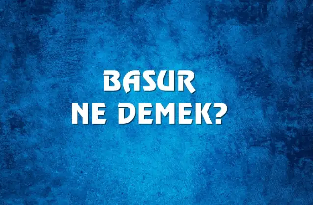 Basur Ne Demek, Ne Anlama Gelir? Basur Kelimesi TDK Sözlük Anlamı Nedir?