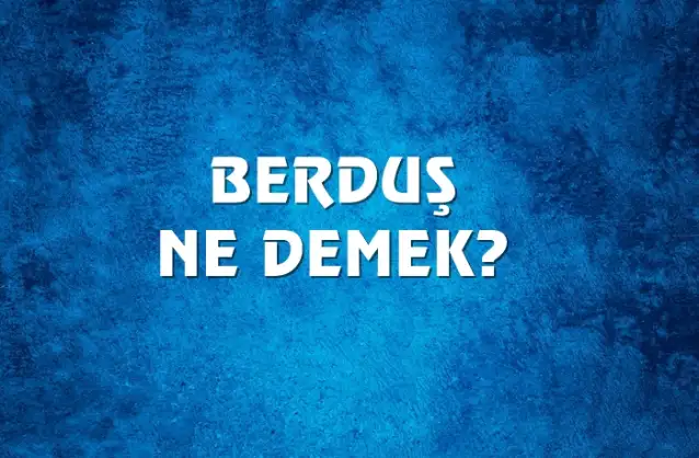 Berduş Ne Demek, Ne Anlama Gelir? Berduş Kelimesi TDK Sözlük Anlamı Nedir?