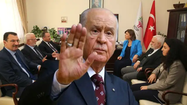 AKP'nin HDP ziyareti MHP gündeminde: Salı gününü bekleyin