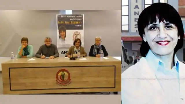 Antalyalı hekimler, bir kadını korurken katledilen Dr. Aynur Dağdemir'i unutmadı