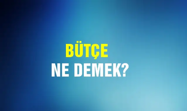 Bütçe Ne Demek, Ne Anlama Gelir? Bütçe Kelimesi TDK Sözlük Anlamı Nedir?