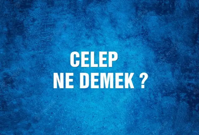 Celep Ne Demek, Ne Anlama Gelir? Celep Kelimesi TDK Sözlük Anlamı Nedir?