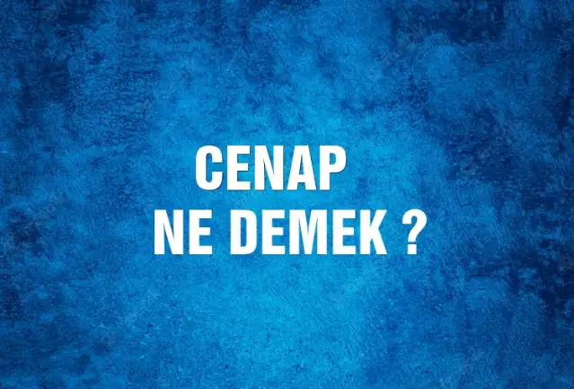 Cenap Ne Demek, Ne Anlama Gelir? Cenap Kelimesi TDK Sözlük Anlamı Nedir?