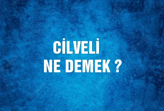 Cilveli Ne Demek, Ne Anlama Gelir? Cilveli Kelimesi TDK Sözlük Anlamı Nedir?