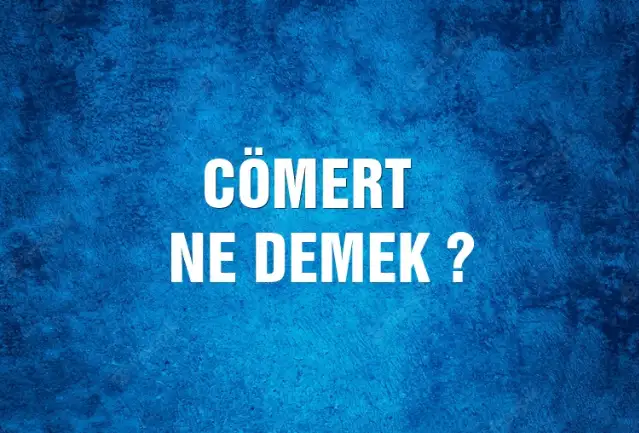 Cömert Ne Demek, Ne Anlama Gelir? Cömert Kelimesi TDK Sözlük Anlamı Nedir?