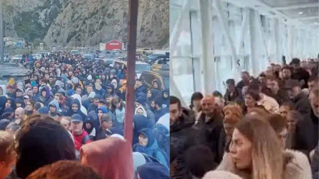Gürcistan'da telefon 15 bin TL daha ucuz olunca, sınır kapısında kilometrelik kuyruklar oluştu