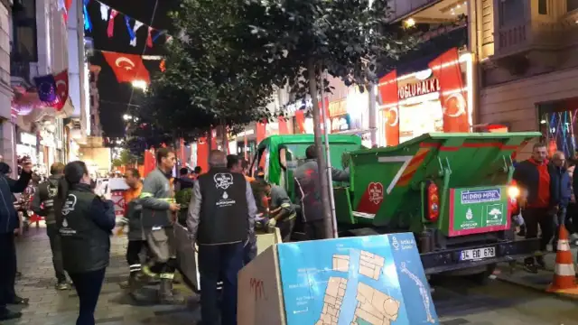 İstiklal Caddesi’nde bulunan ağaçlar da sökülecek
