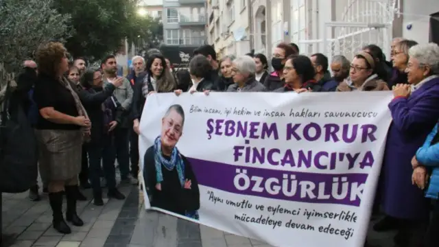 İzmir’de Fincancı için özgürlük nöbeti