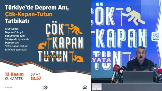 Ülke çapında tatbikat: Yarın bütün Türkiye 18,57'de çökecek, kapanacak, tutunacak