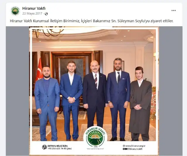 Hiranur Vakfı Fotoğraf albümü: Bakandan milletvekiline birçok isim var
