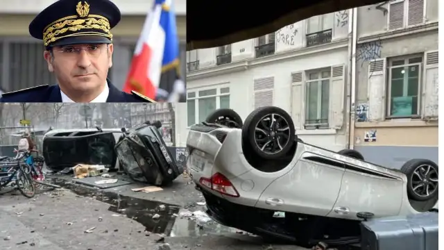 Paris Emniyet Müdürü "ülkücü provokasyonu" açıkladı: Paris'teki protestolara bir kamyonetten provokasyon yapıldı