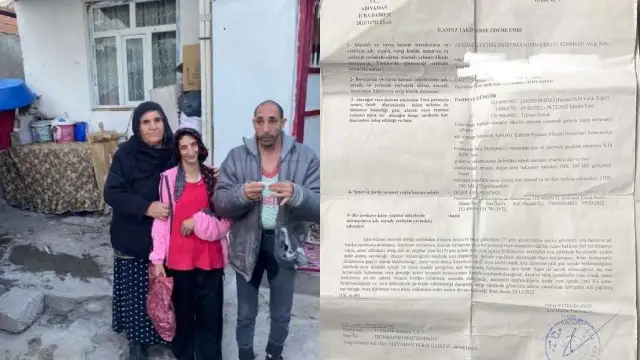 Adıyaman'da iki engelli çocuğuyla yaşayan görme engelli yaşlı kadına 131 bin TL'lik elektrik borcu icrası