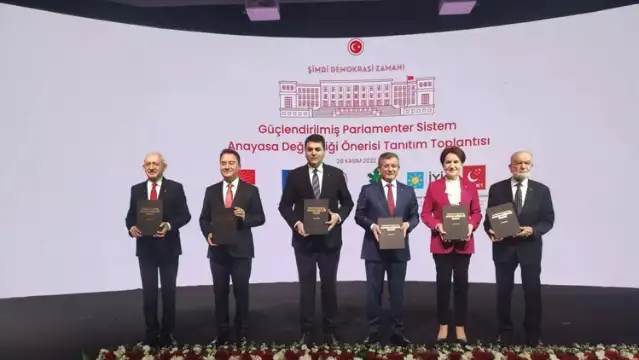 Altılı masa 2 bin 200 maddelik ortak politika belgesini hazırladı