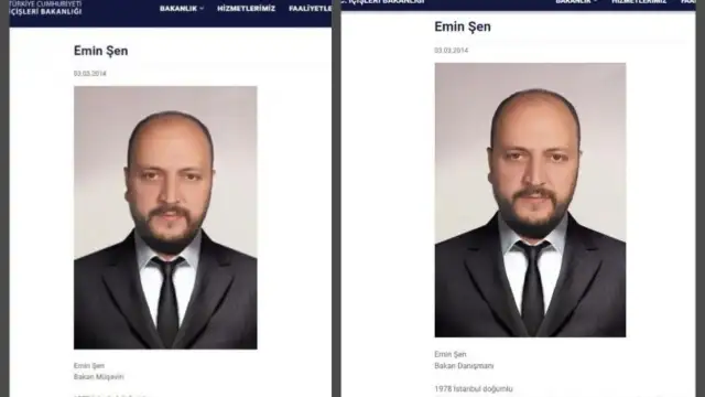 İçişleri sitesinde saniyelik değişiklik; Emin Şen müşavirken, danışman oluverdi