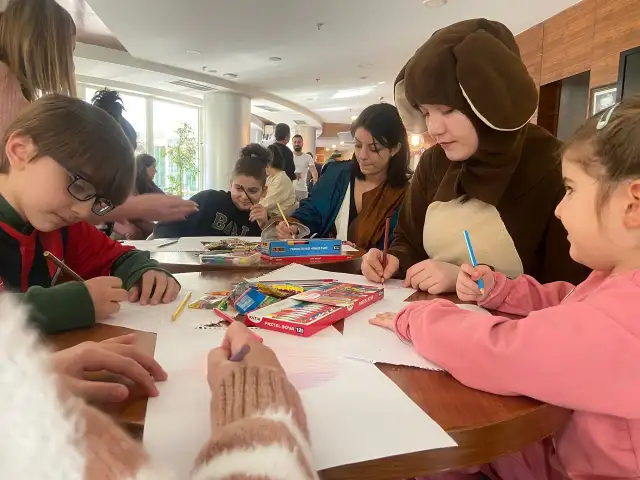 Ankara’da depremzede çocuklar için moral etkinliği