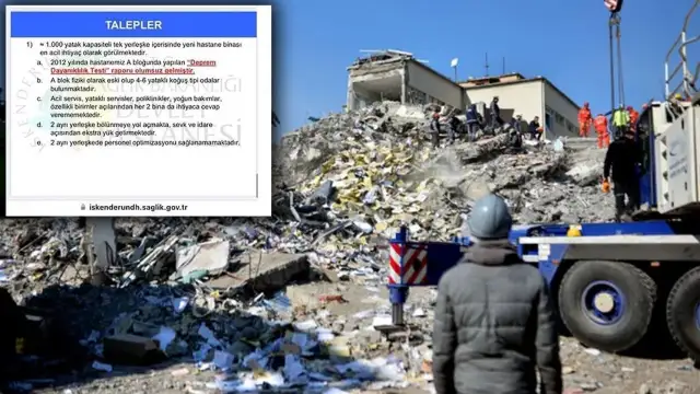 İskenderun'da yıkılan hastane bloğundaki ihmal önceden raporlanmış