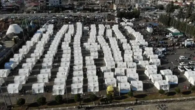 İl il deprem bölgesinde kurulan çadır sayısı