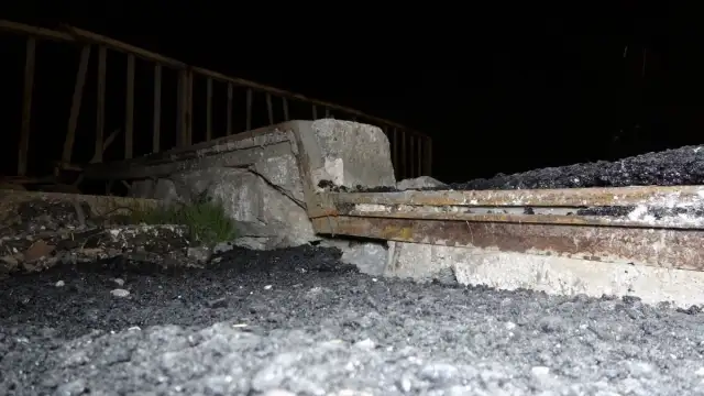 Hatay'daki son depremlerde köprü 10 santimetre aşağı çöktü