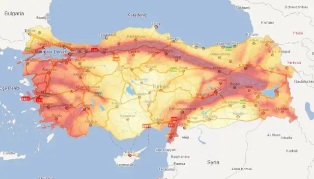 Doğu Anadolu fay hattı nereden geçiyor?