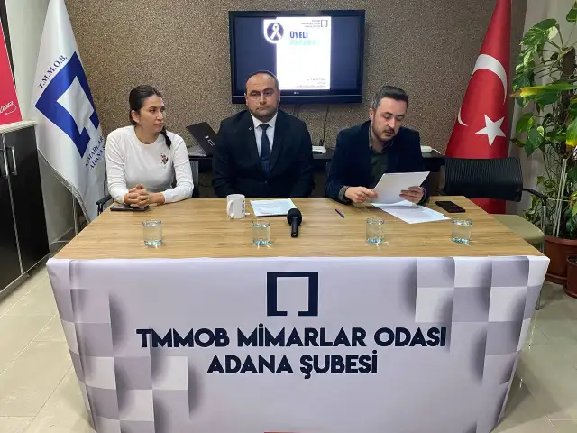 TMMOB Adana Şubesi: 2001 yılı deprem gerçeklerini ortaya koyan raporlar uygulamaya geçirilmedi