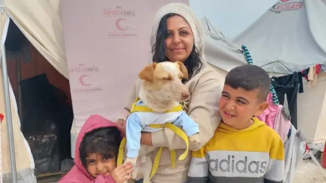 Annenin ve üç çocuğun hayatını kurtaran Rus finosu Ares: O gece ısrarla havladı