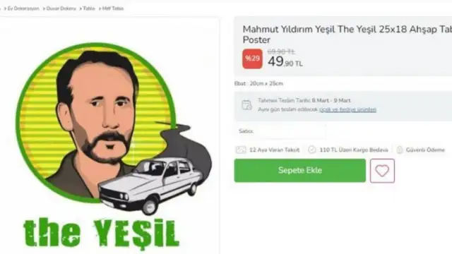 ‘The Yeşil’ poster satışı yapan Çiçek Sepeti’ne boykot