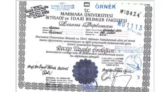 #Seçim2023 | İletişim Başkanlığı, Hürriyet'e Erdoğan'la ilgili "mezuniyet belgeleri" yayımlattı