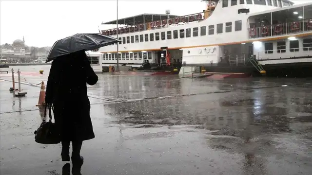 İstanbul'da bazı vapur seferleri iptal edildi