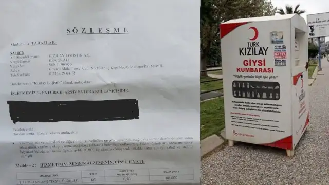 Bahadır Özgür'den yeni Kızılay belgesi: Kızılay 2 TIR dolusu giysi de sattı