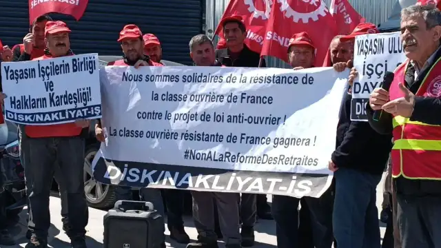 Nakliyat-İş Sendikası: Fransız işçisi yalnız değildir