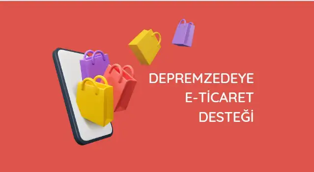 Deprem bölgesine 1,5 milyon liralık e-ticaret desteği