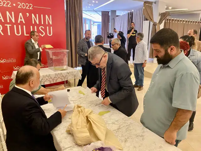 TGS Adana Şube’de Büyükkaya güven tazeledi