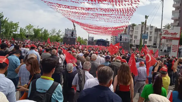 Kemal Kılıçdaroğlu'ndan Mersin'de kitlesel miting: Otoriter yönetimi demokratik yollarla değiştireceğiz