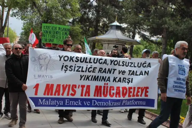 Malatya'da 1 Mayıs coşkusu