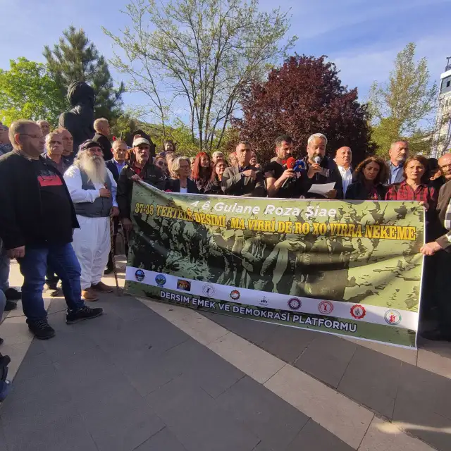 Dersim Emek ve Demokrasi Platformu: Dersim katliamını unutmadık, unutturmayacağız