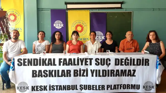 KESK İstanbul Şubeler Platformu: Sendikal faaliyet suç değildir, yargılanamaz