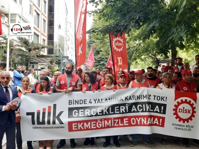 Disk İstanbul Bölge Temsilciliği:  "TÜİK gerçekleri açıkla, ekmeğimizle oynama"
