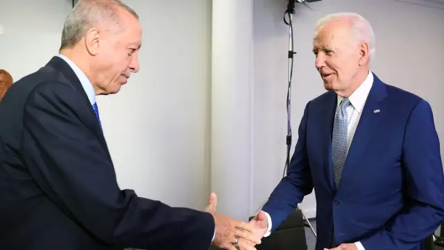 Erdoğan, ABD Başkanı Biden ile görüştü