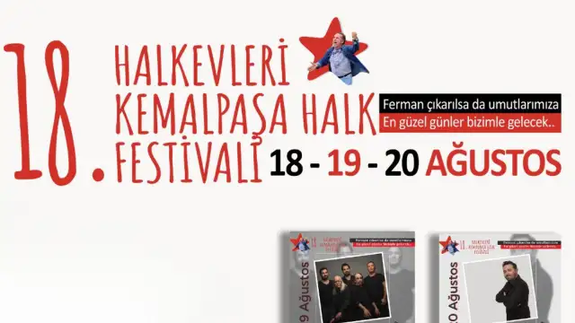 Kemalpaşa Halk Festivali 18 yaşında