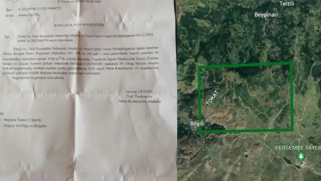 ORÇEV: Korgan yaylasındaki maden sondaj yasa dışı