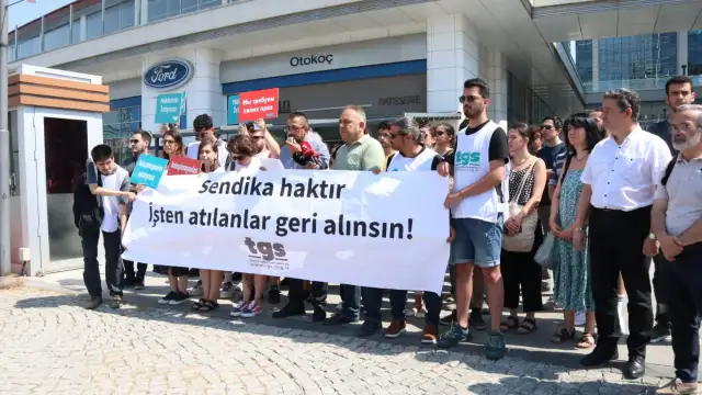 TGS, Ankara'da Sputnik Türkiye'deki işten çıkarmaları protesto etti