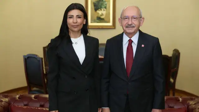 Kılıçdaroğlu ile Kuzey Kıbrıs Meclis Başkan Yardımcısı görüştü