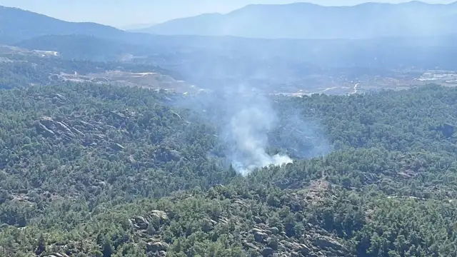 Muğla'da orman yangını çıktı