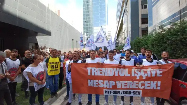 Hakları için direnen Trendyol işçileri gözaltına alındı