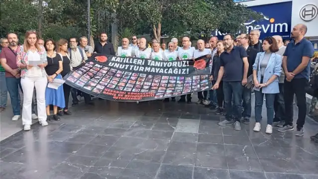 10 Ekim Katliamı'nda hayatını kaybedenler Manisa'da anıldı