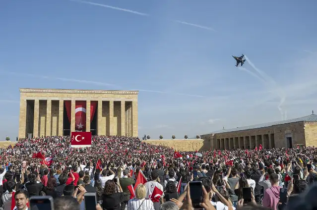 100. yılda rekor kırıldı: Anıtkabir'i 1 milyon 182 bin 425 kişi ziyaret etti